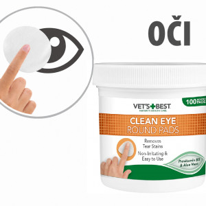 Vlhčené čistiace obrúsky na oči 100 kusov