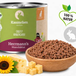 BIO konzerva - Králičie mäso so syrom 200 g