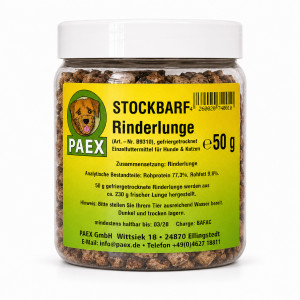 Hovädzie pľúca, mrazom sušené 50 g